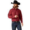 ARIAT NORWIN CLASSIC TIBETAN RED - MENS SHIRT  - 10047386