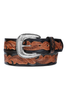 TONY LAMA BLACK CHIARA TOOLED - ACCESSORIES BELT MEN - C42863