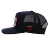 HOOEY LOOP NAVY BLACK RED PATCH - HATS CAP  - 2259T-NVBK