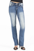 MISS ME MID-RISE BOOTCUT ANGEL WINGS - LADIES JEANS  - M3080B52