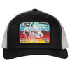 LAZY J RANCH WEAR BLACK & WHITE 3.5" SERAPE - HATS CAP  - BLKWHT3SV