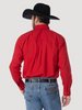 WRANGLER GEORGE STRAIT SOLID RED - MENS SHIRT  - 112345804