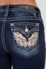 MISS ME MID-RISE BOOTCUT BUTTERFLY - LADIES JEANS  - M3080B53