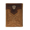 ARIAT TRIFOLD WALLET BROWN - ACCESSORIES WALLET  - A3511044