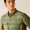 ARIAT VENTTEK OUTBOUND CLOVER GREEN - MENS SHIRT  - 10049019