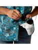 ARIAT VENTTEK BLACK BLUE PRINT - MENS SHIRT  - 10049020