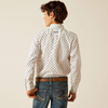 ARIAT PARKER LONG SLEEVE WHITE - KIDS BOYS SHIRT - 10048655