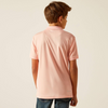 ARIAT TEK APRICOT BLUSH POLO - KIDS BOYS POLO - 10048874