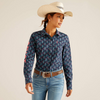 ARIAT TEAM KIRBY BACKWOODS PRINT - LADIES SHIRT  - 10048753