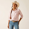 ARIAT VENTEK PINK BOA PRINT - LADIES SHIRT  - 10048856