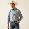 ARIAT PHILLIP CLASSIC FIT BLUE PRINT - MENS SHIRT  - 10048501