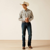 ARIAT PRESTON CLASSIC WHITE PRINT - MENS SHIRT  - 10048540