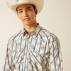 ARIAT PRESTON CLASSIC WHITE PRINT - MENS SHIRT  - 10048540