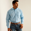 ARIAT RICKY CLASSIC SKY BLUE PRINT - MENS SHIRT  - 10048367