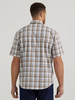 WRANGLER WINKLE RESIST CLASSIC BROWN - MENS SHIRT  - 112344412