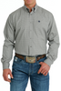 CINCH GREY GEOMETRIC PRINT - MENS SHIRT  - MTW1105698