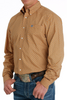 CINCH ORANGE GEOMETRIC PRINT - MENS SHIRT  - MTW1105700