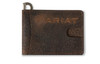 ARIAT MONEY CLIP BULL HIDE BROWN - ACCESSORIES WALLET  - A3554602