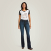 ARIAT HIGH RISE BALLARY BOOTCUT - LADIES JEANS COR - 10036813