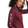 ARIAT TEAM LOGO KIRBY MAROON SERAPE - LADIES SHIRT COR - 10039458