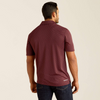 ARIAT ALLOVER PRINT POLO MALBEC - MENS POLO  - 10051964