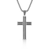 MONTANA SILVERSMITHS TRINITY LINES CROSS - ACCESSORIES JEWELRY NECKLACE - NC5273