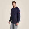 ARIAT FR AIR CREW NAVY - FR SHIRT COR - 10022327