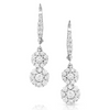 MONTANA SILVERSMITHS DOUBLE PIROUETTE CRYSTAL - ACCESSORIES JEWELRY EARRINGS - ER5355