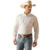 ARIAT OGDEN WHITE PRINT - MENS SHIRT  - 10050527