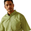 ARIAT TOBY GREEN PRINT - MENS SHIRT  - 10048373