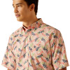 ARIAT TY TEA ROSE PRINT - MENS SHIRT  - 10048423