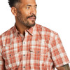 ARIAT VENTTEK BAKED CLAY PLAID - MENS SHIRT  - 10039571