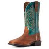 ARIAT WILD THANG BROWN EMERALD GREEN - BOOT MENS WESTERN - 10042393