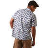 ARIAT PALM WAVES STRETCH MODERN FIT - MENS SHIRT  - 10043706