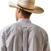 ARIAT ASHER WRINKLE FREE WHITE PRINT - MENS SHIRT  - 10043806