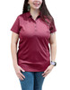 ARIAT MAROON TEK - LADIES POLO  - 10045139