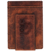 HOOEY HAWK LASER BROWN MONEY CLIP - ACCESSORIES WALLET  - RMC011-BRSP