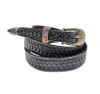 CACTUS RANCH BLACK BASKET WEAVE HATBAND - HATS ADD-ONS  - LC-51W-BLK