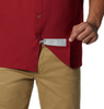 COLUMBIA SLACK TIDE CAMP SHIRT BEET RED - MENS SHIRT  - 1577051607