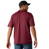 ARIAT MAROON TEK POLO - MENS POLO COR - 10022856