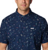 COLUMBIA RAPID RIVERS NAVY EXPLORER - MENS SHIRT  - 1768931468