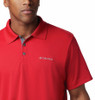COLUMBIA UTILIZER POLO MOUNTAIN RED - MENS POLO  - 1772051613