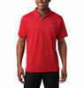 COLUMBIA UTILIZER POLO MOUNTAIN RED - MENS POLO  - 1772051613