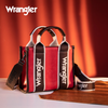 WRANGLER RED COLOR BLOCK TOTE - LADIES PURSES  - WG2202-292RD