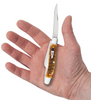 CASE BURNT AMBER BONE ROGERS - ACC KNIVES  - 10778