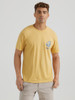 WRANGLER OCHRE HEATHER BAIT AND TACKLE - MENS TEE  - 112345475