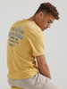 WRANGLER OCHRE HEATHER BAIT AND TACKLE - MENS TEE  - 112345475