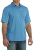 CINCH ARENAFLEX POLO BLUE - MENS POLO  - MTK1863035