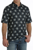 CINCH ARENAFLEX POLO NAVY FLORAL - MENS POLO  - MTK1865025