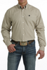 CINCH KHAKI & BLACK GEOMETRIC PRINT - MENS SHIRT  - MTW1105719